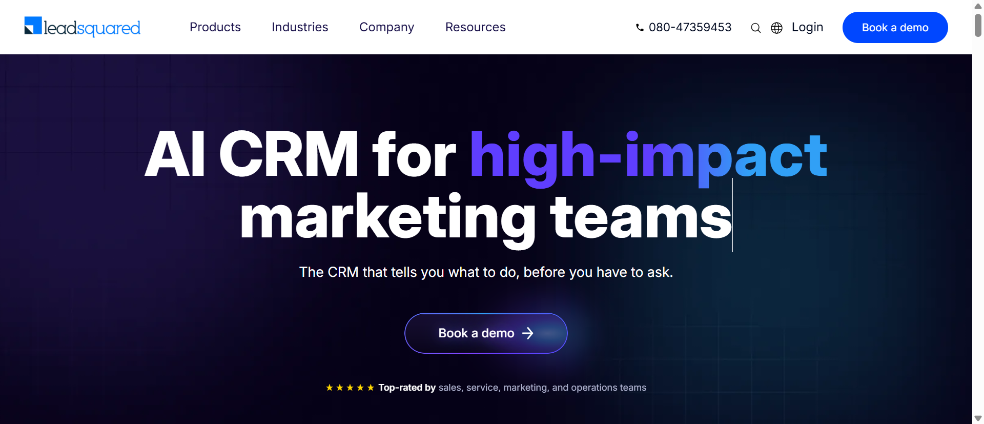 LeadSquared crm