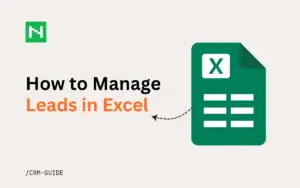Manage leads in Excel CRM