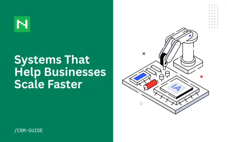 Systems That Help Businesses Scale Faster, CRM automation, NeerSoft CRM Guide