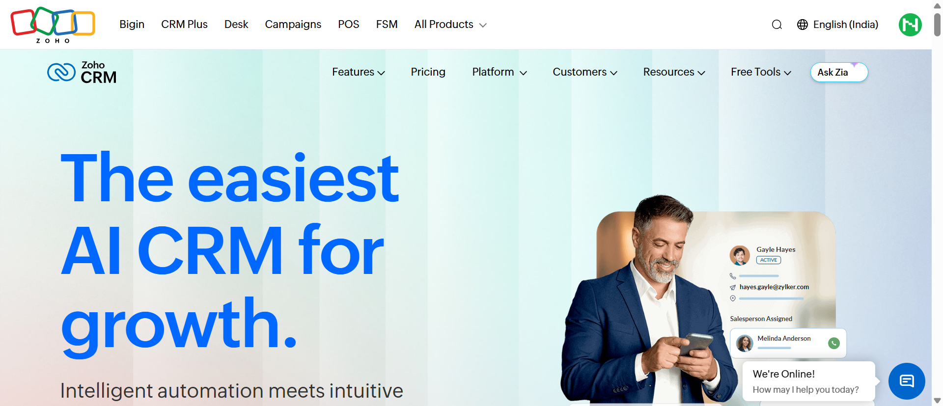 Zoho crm, Neersoft partner